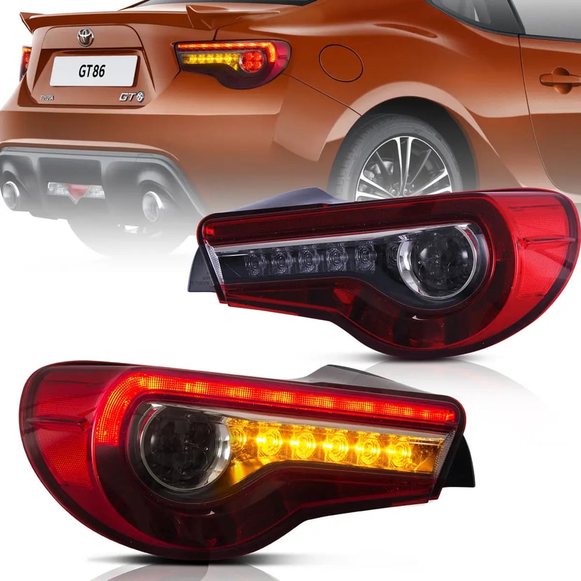 Toyota GT86 Tail Lights EU Smoked 2012-2021