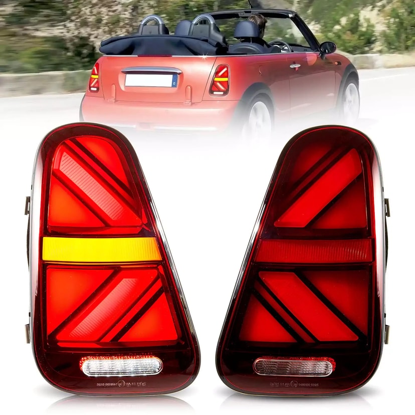 Mini Cooper Tail Lights EU Union Jack LED 2001-2006