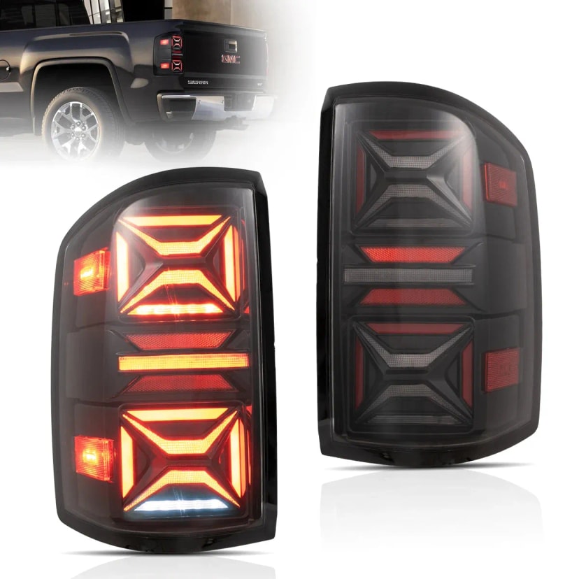 GMC Sierra Tail Lights LED III Style 2014-2018