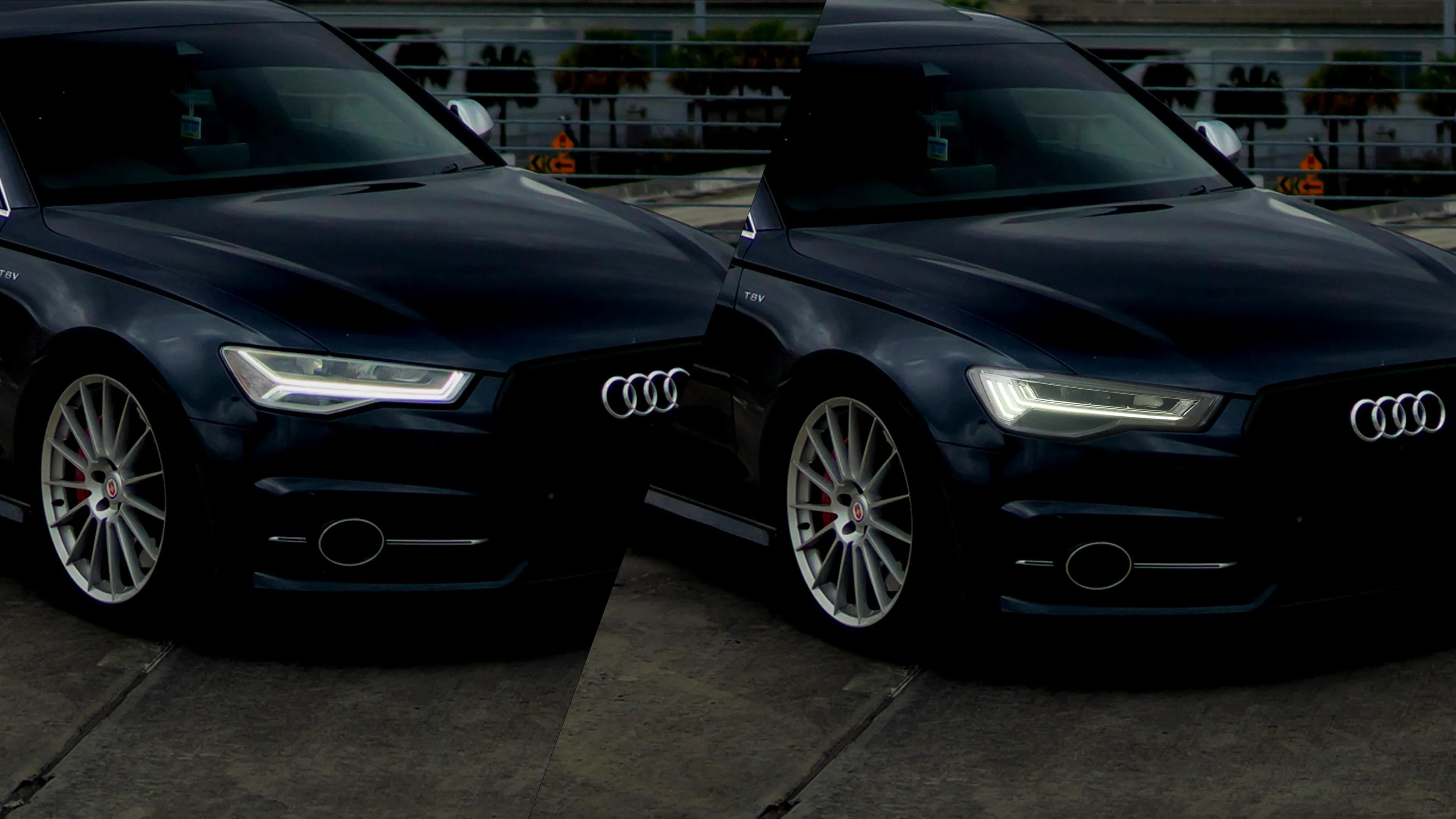 ELERON Audi A6 C7/C7.5 Voll-LED Scheinwerfer – C7.5 OEM-Look an der Limousine