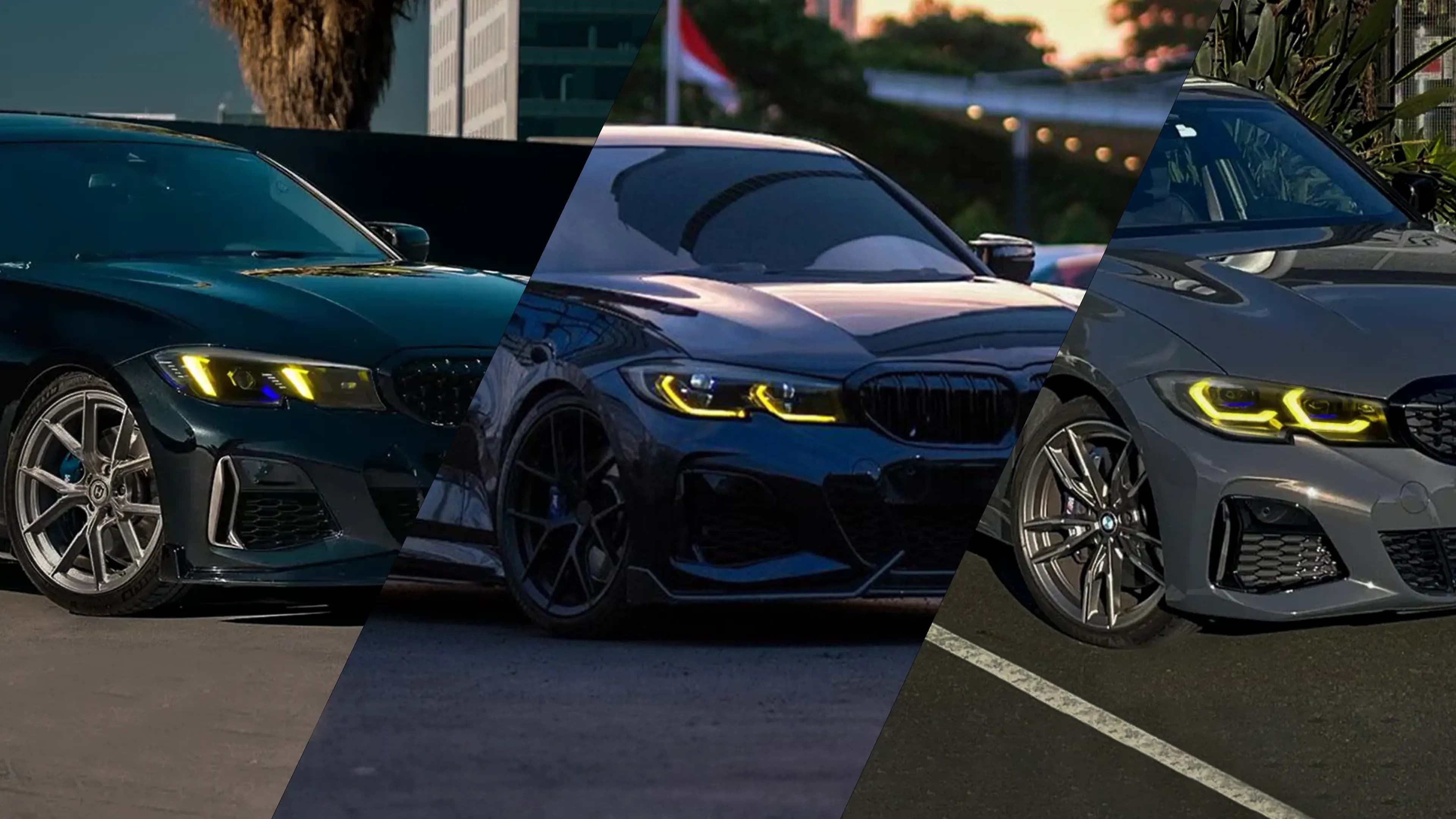 ELERON BMW 3. sērijas G20/G21 tūninga lukturi — Snake Eye, G80 izskats un CSL/GTS