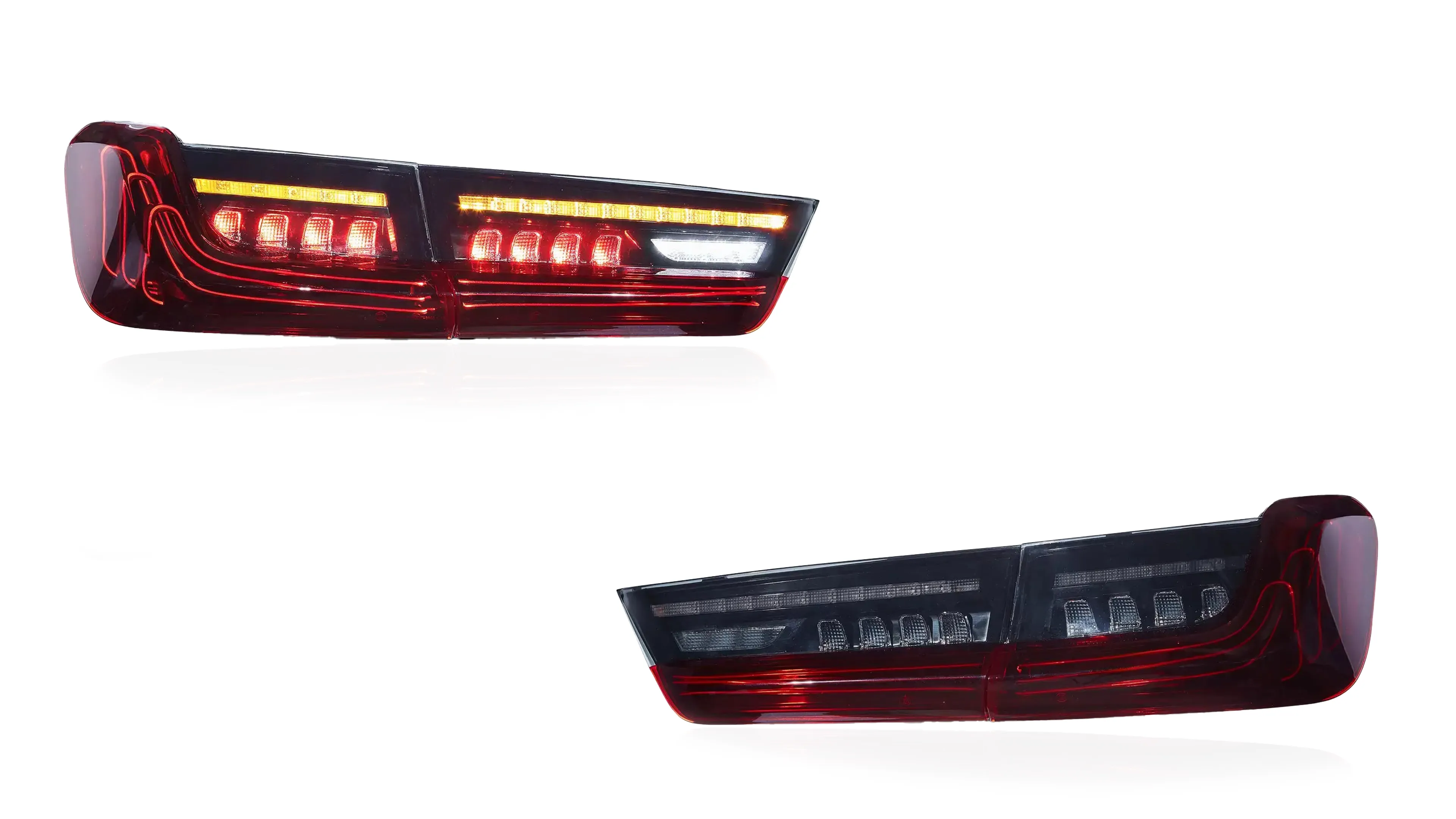 Lampa tylna styl CSL Laser-Line do BMW G20 • M3 G80 — rzut 3/4