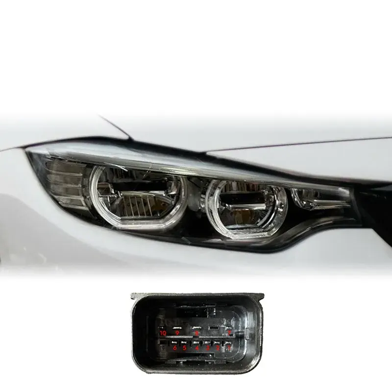 BMW F32/F33/F36 and F80/F82/F83 headlight connector — 10-pin adaptive LED plug (rare)