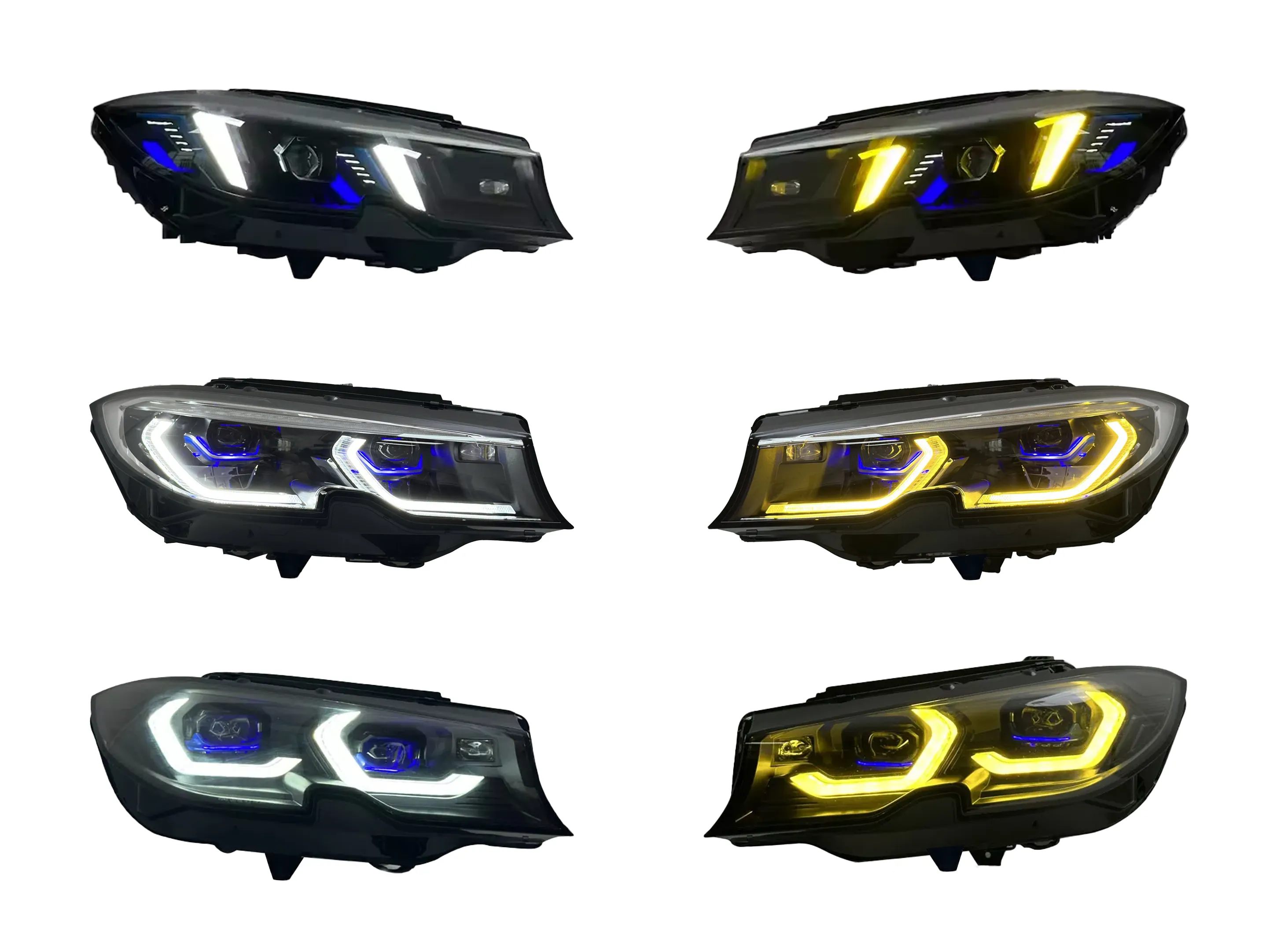 Style comparison: VLAND BMW G20/G21 Snake Eye vs G80 look (M3-style) vs CSL/GTS headlights