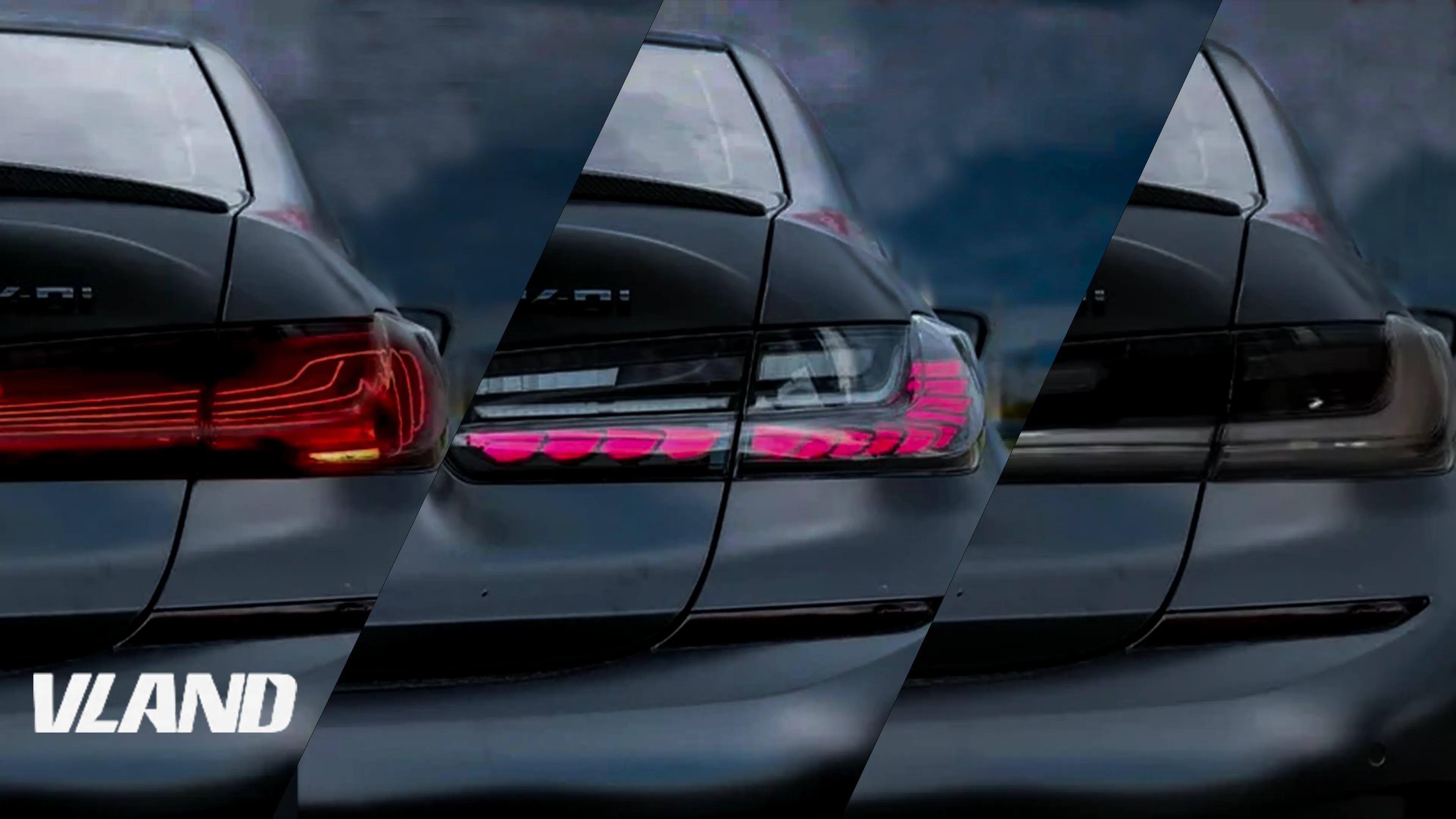 VLAND BMW G20/G21 • M3 G80 taillights — GTS OLED, CSL and Clear styles