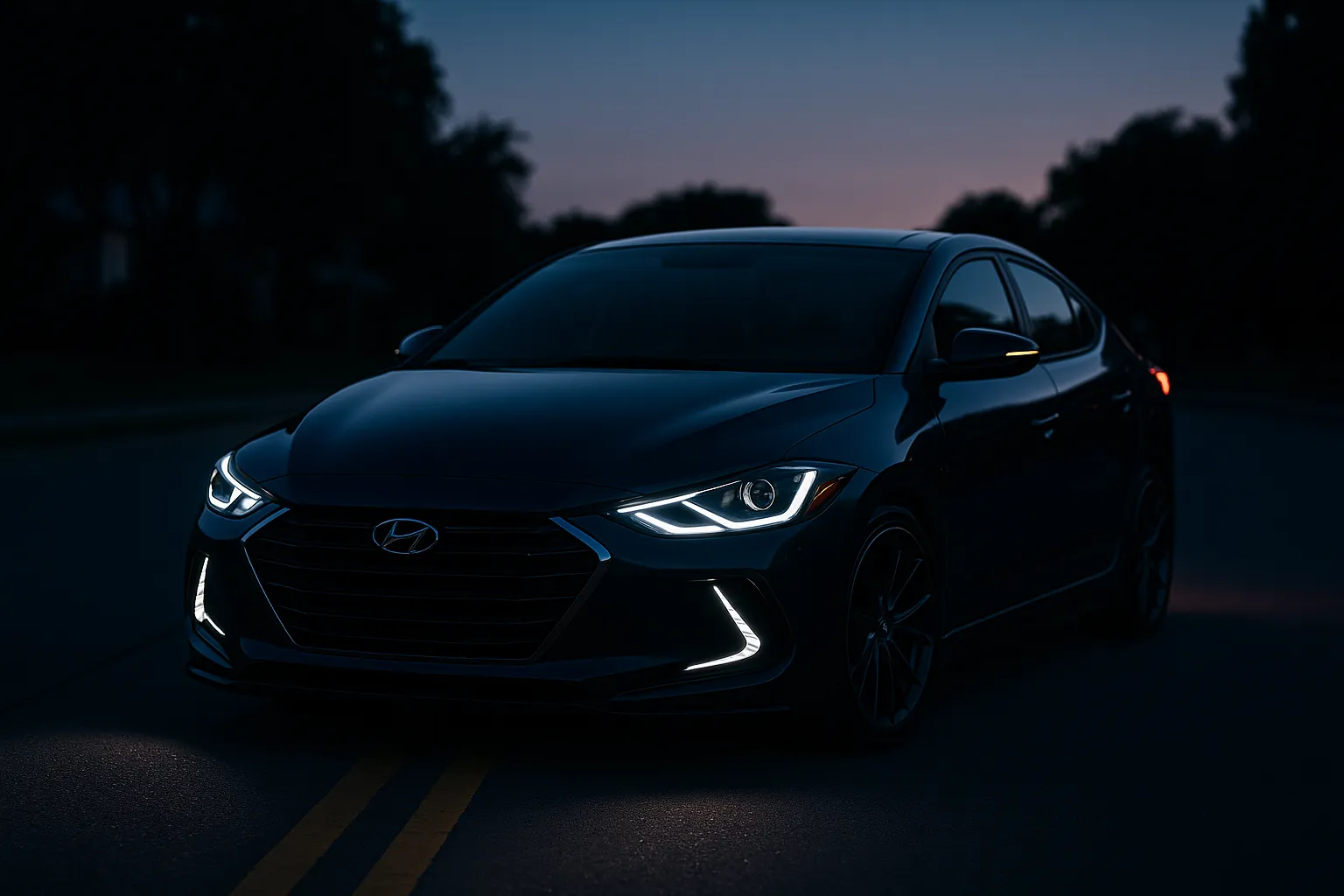 Hyundai Elantra LED Phares | VLAND