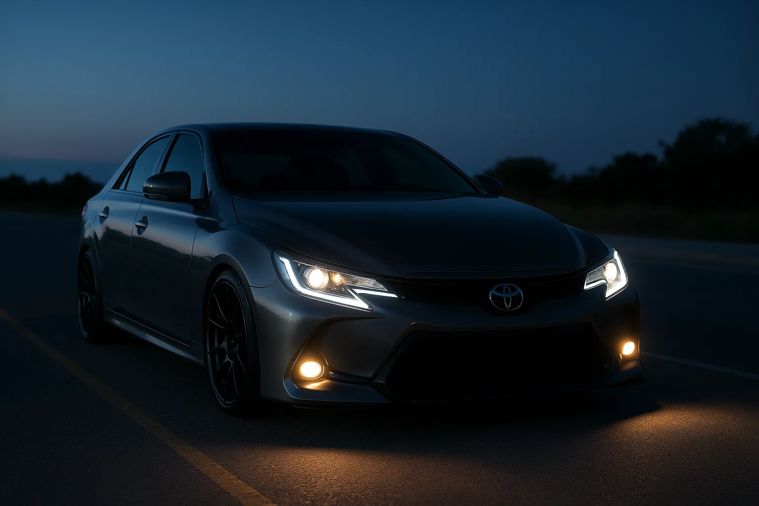 Toyota mark-x LED Phares | VLAND