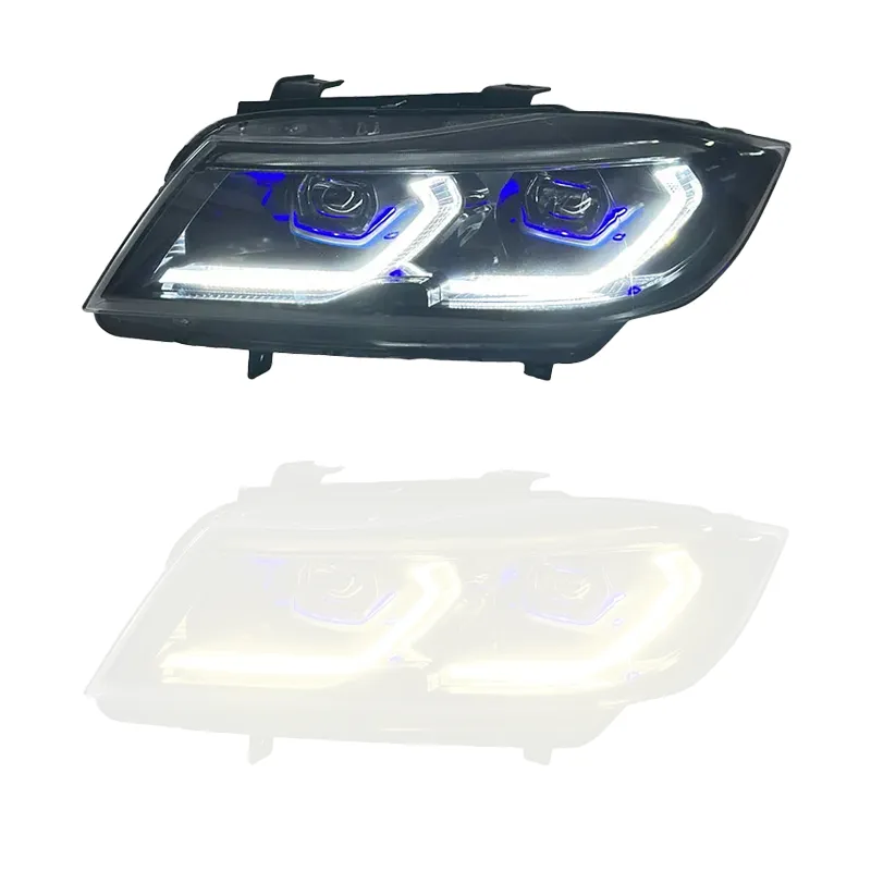 E90 Twin Projector headlight with White DRL