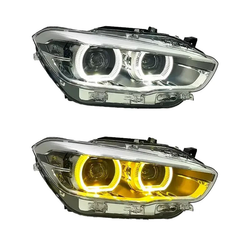 F20 LCI LED headlight — Yellow DRL