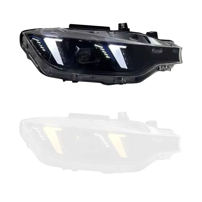 F30 Arrow-DRL headlight with White DRL