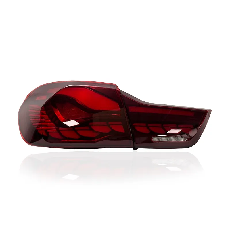 BMW F32 GTS OLED Stila Aizmugurējie Lukturi - Sarkans Variants