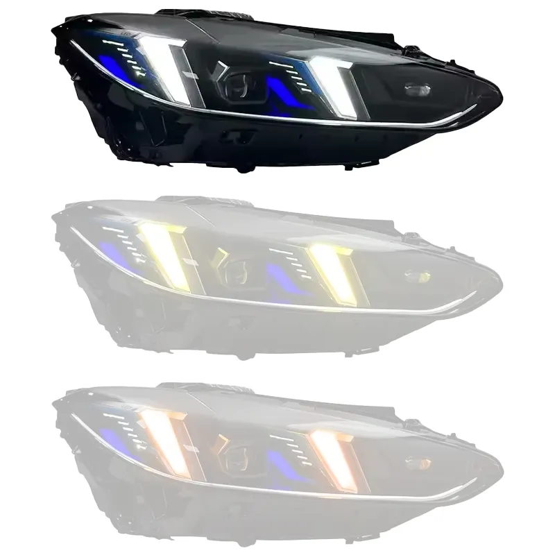 Arrow-DRL headlight with White DRL active