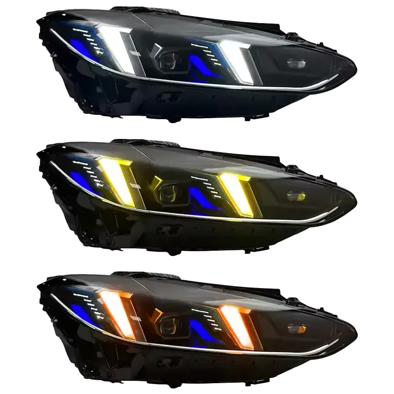 Arrow-DRL headlight with Amber DRL active