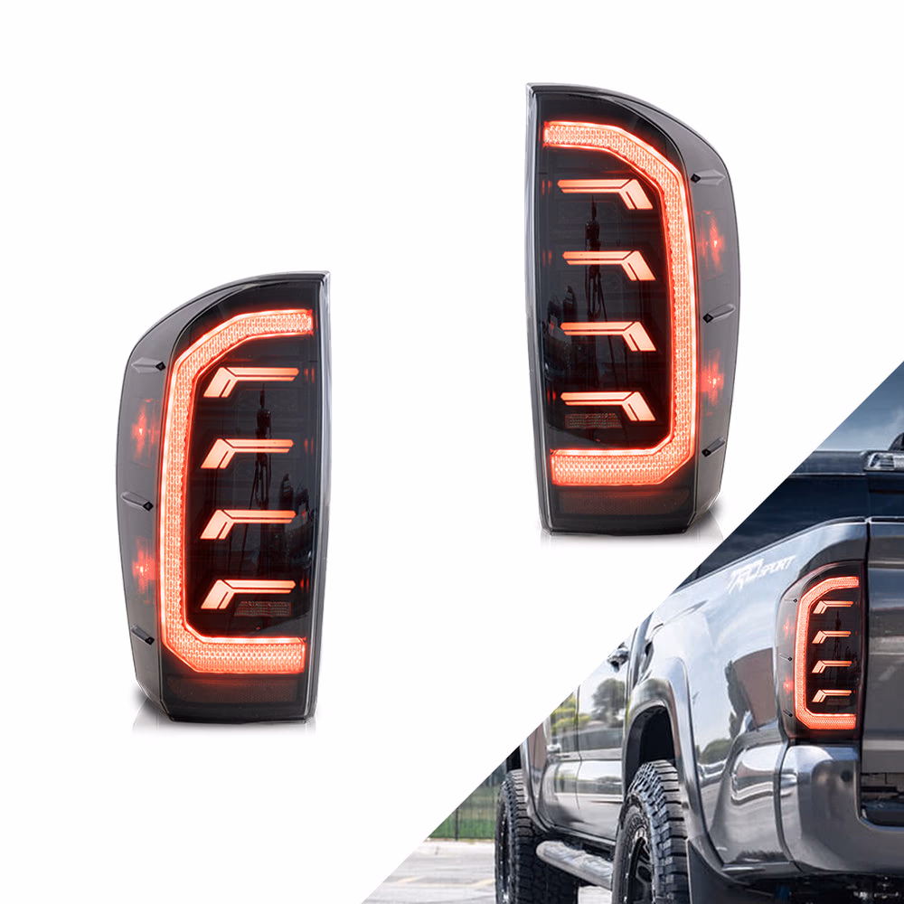 Toyota Tacoma Tail Lights EU Smoked 2016-2022