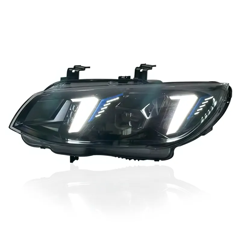 BMW E92 Coupé y E92 M3 faros LED agresivos — carcasa negra ahumada, DRL Snake-Eye (Pre-LCI y LCI)...
