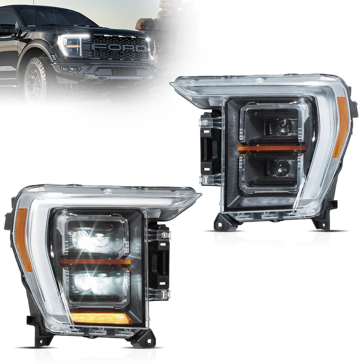 Ford F-150 Matrix LED Headlights EU 2021-2023