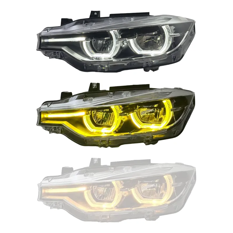 F30 CSL headlight with Yellow DRL