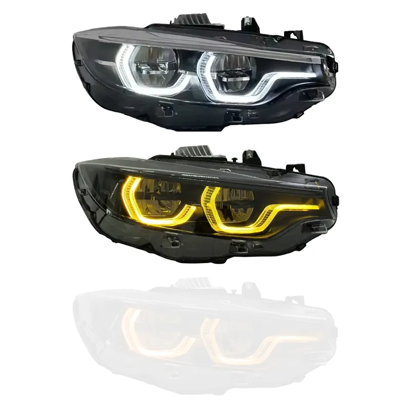 CSL headlight with Yellow DRL
