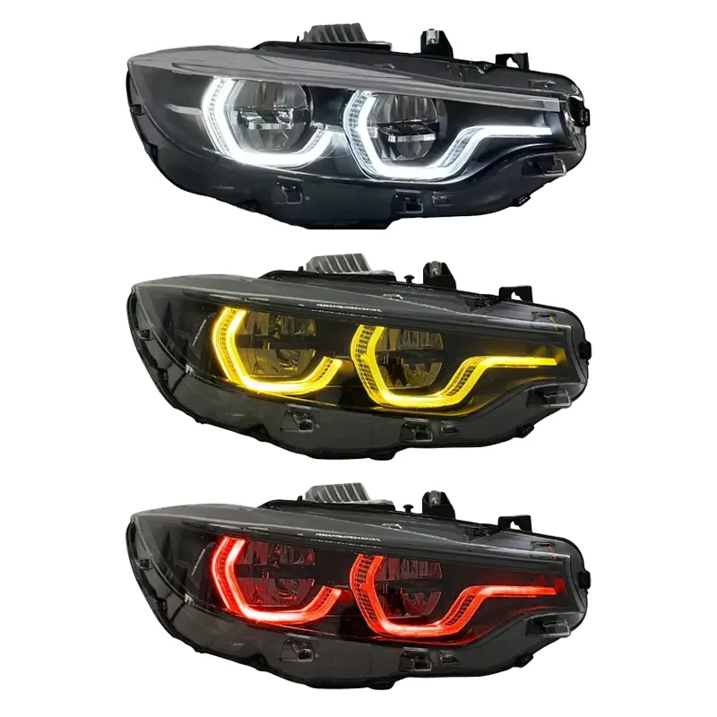 CSL headlight with Red DRL