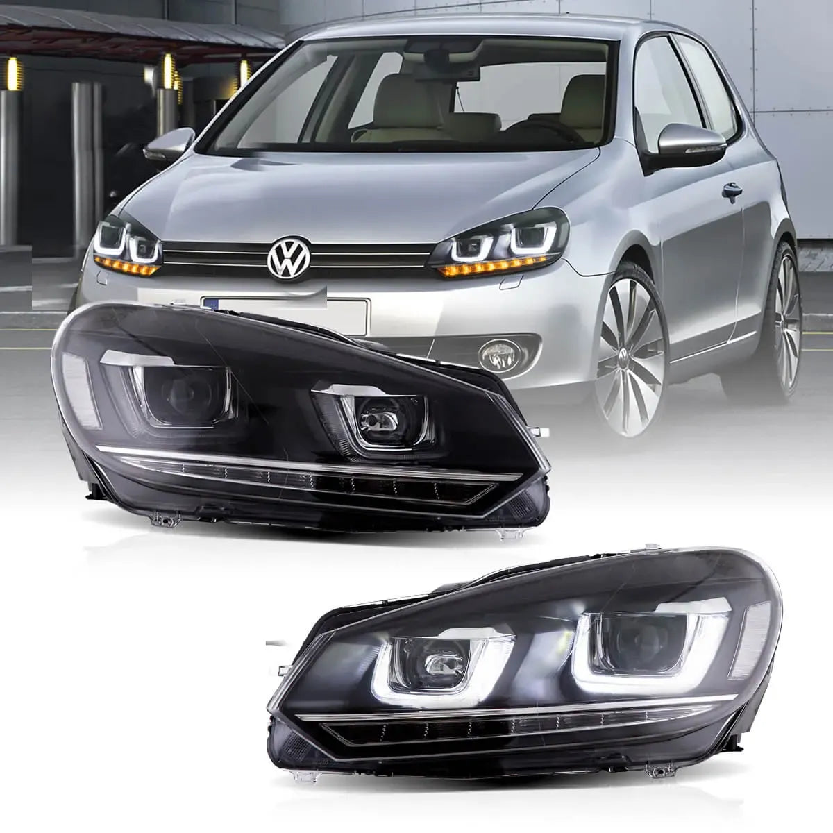 VW Golf Mk6 Headlights EU LED 2008-2014 (LHD)