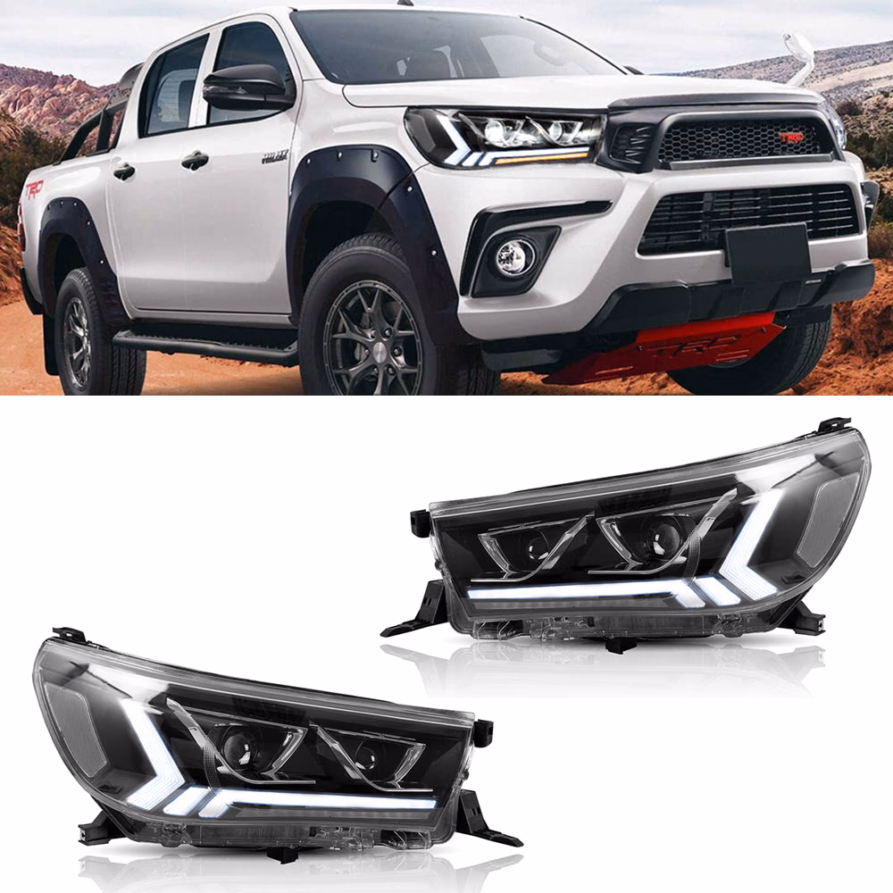 Toyota Hilux Revo Headlights EU LED 2015-2020 (RHD)