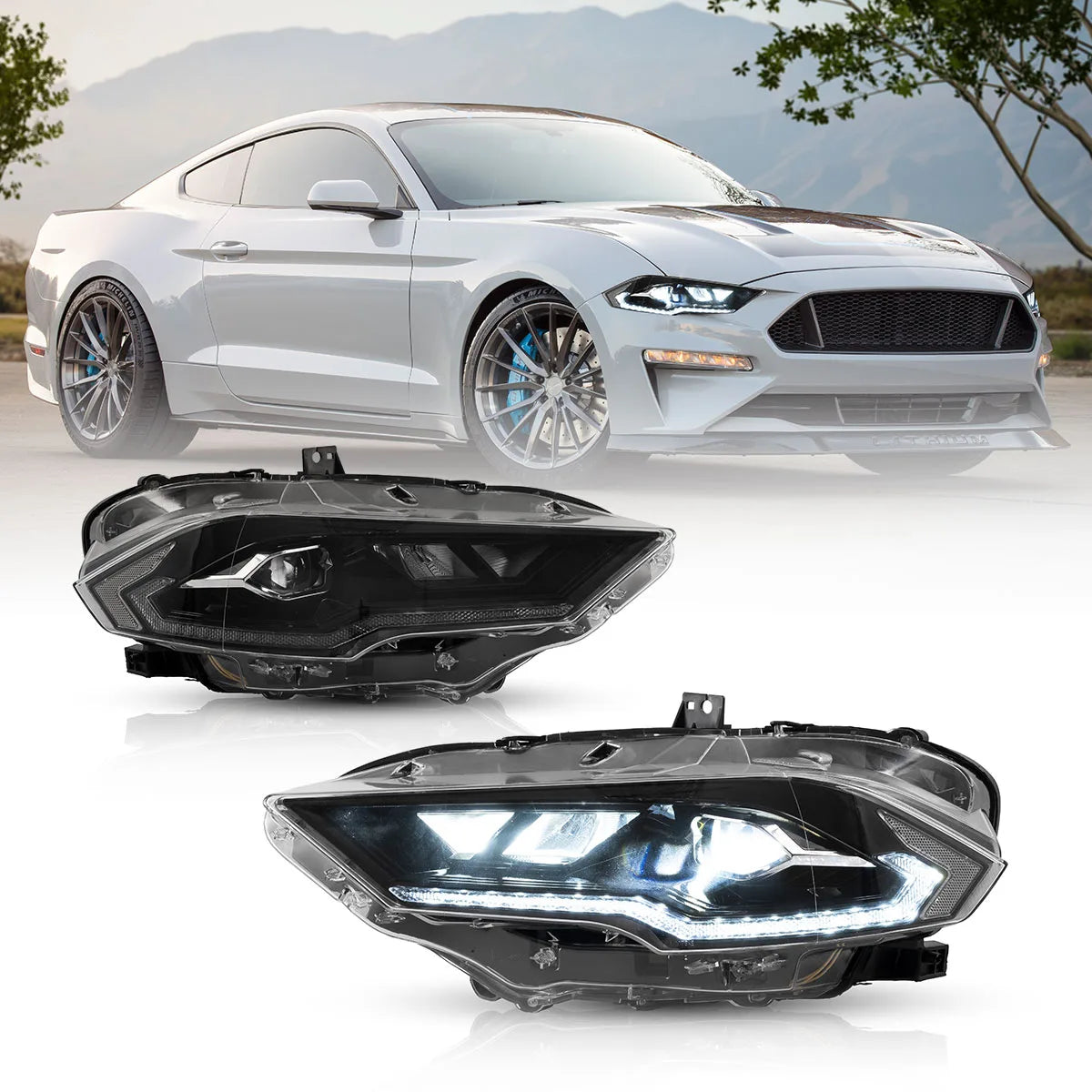 Ford Mustang LED Headlights EU 2018-2022