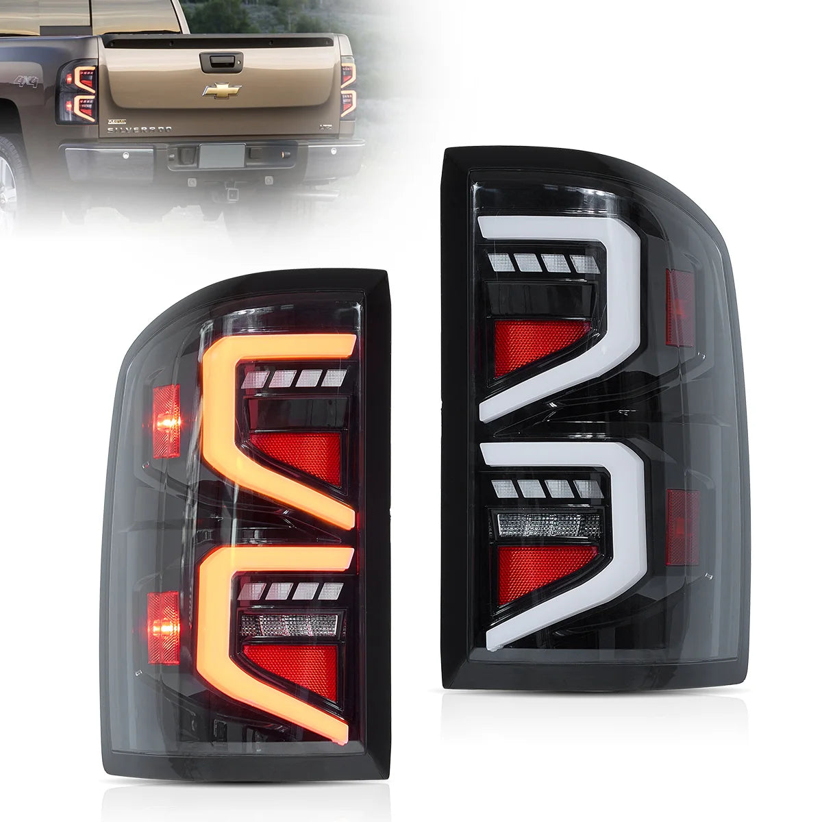 Chevrolet Silverado Tail lights EU LED 2007-2013