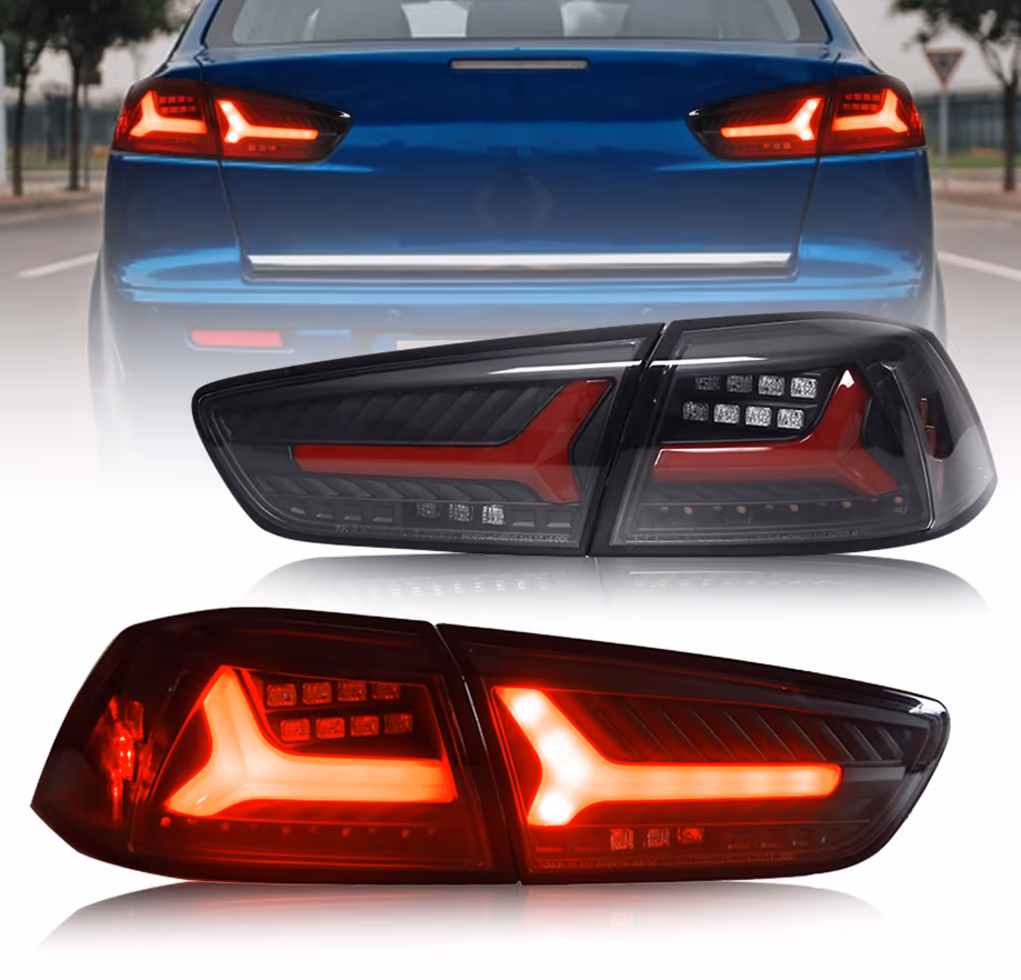 Mitsubishi EVO X Feux arrière Fumés 2008-2018