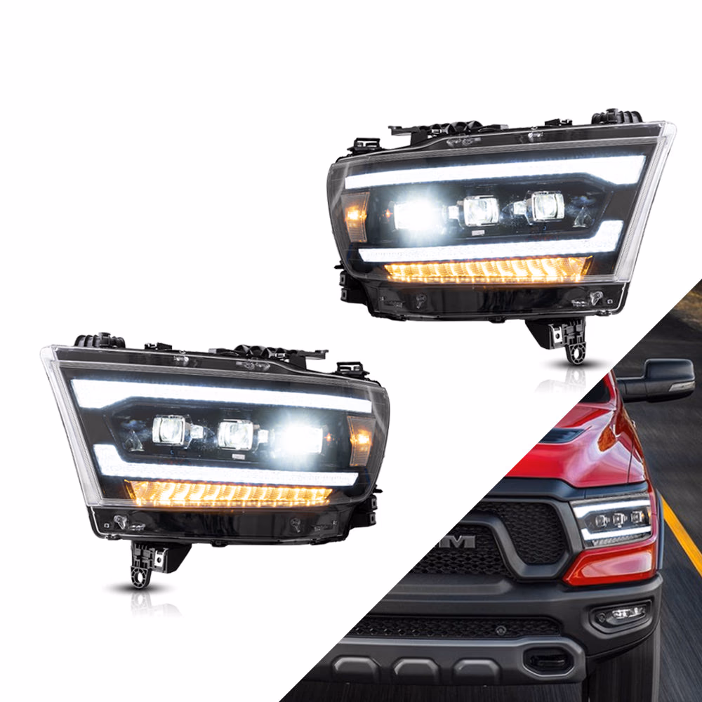 Dodge Ram 1500 Reflektory LED Matrix Projector 2019-2021