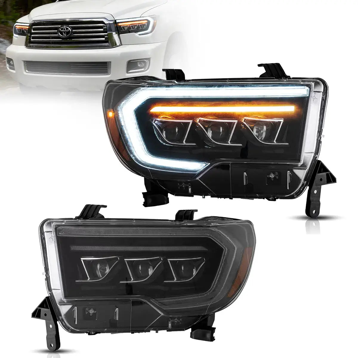 Toyota Tundra Sequoia Reflektory Matrix 2007-2021