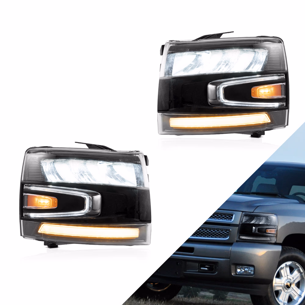 Chevrolet Silverado Phares LED 2007-2014