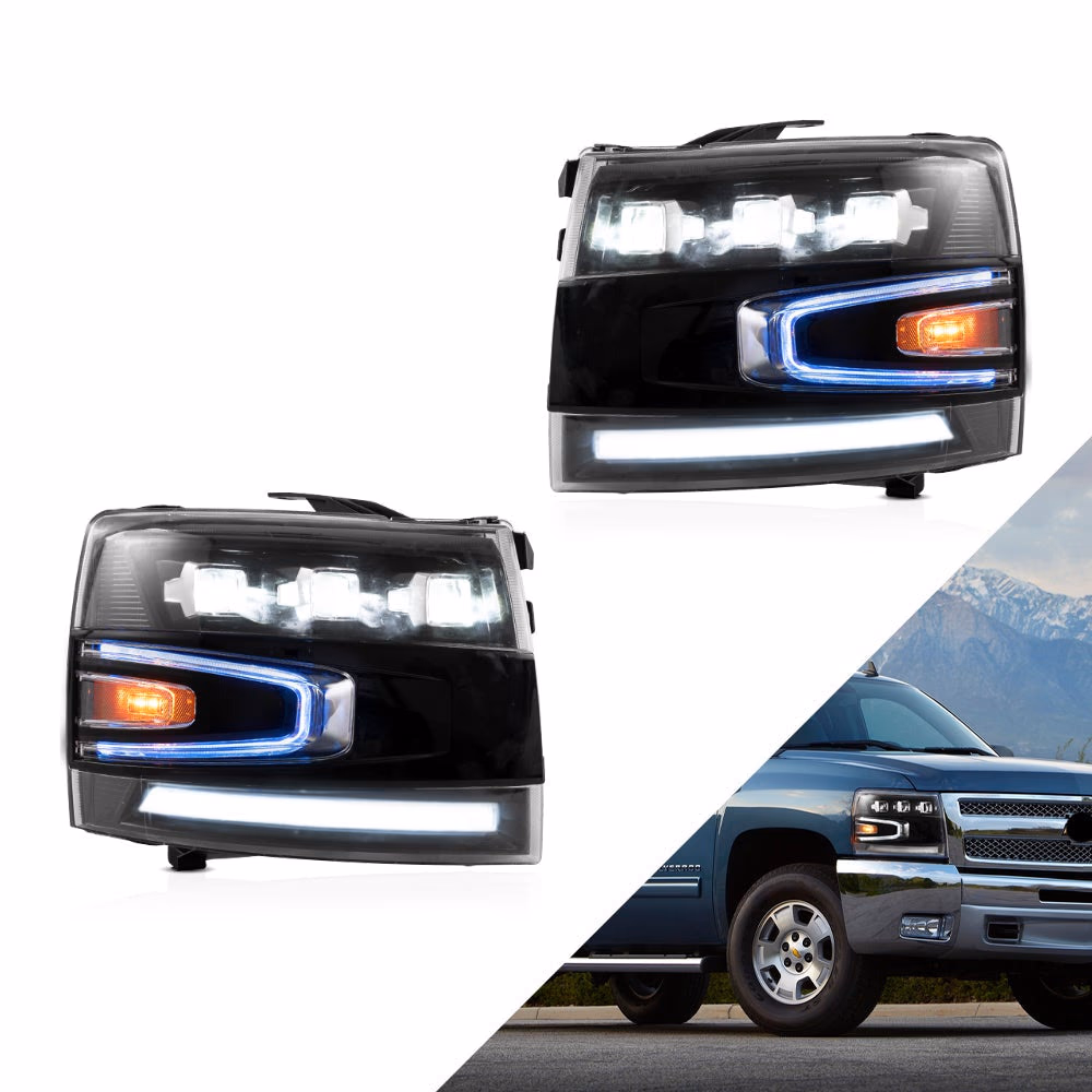 Chevrolet Silverado Reflektory LED 2007-2014