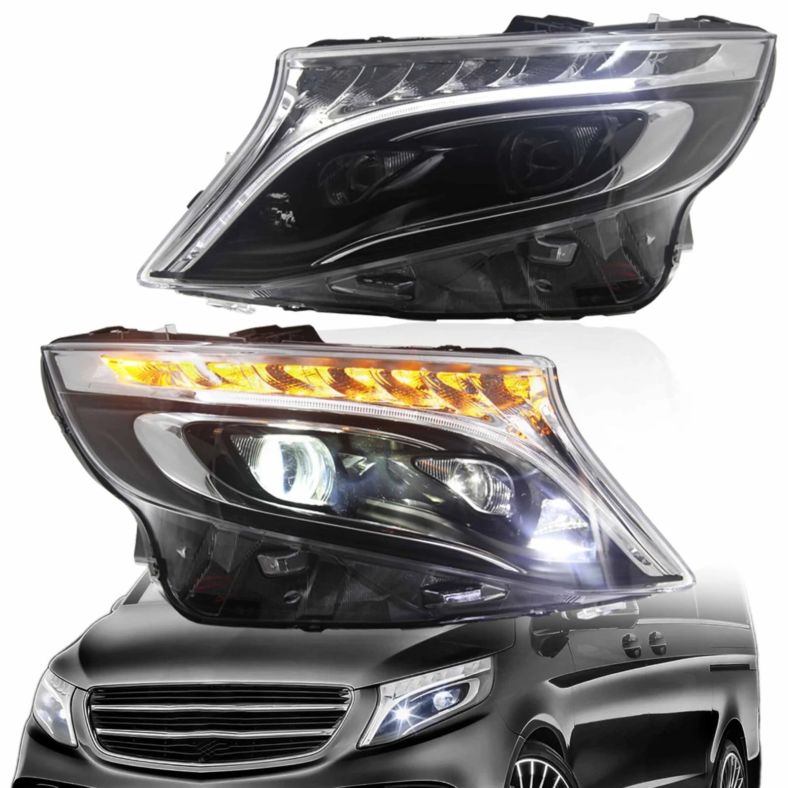 Mercedes-Benz Metris Vito Headlights EU LED Classic Look 2014-2023 (LHD)